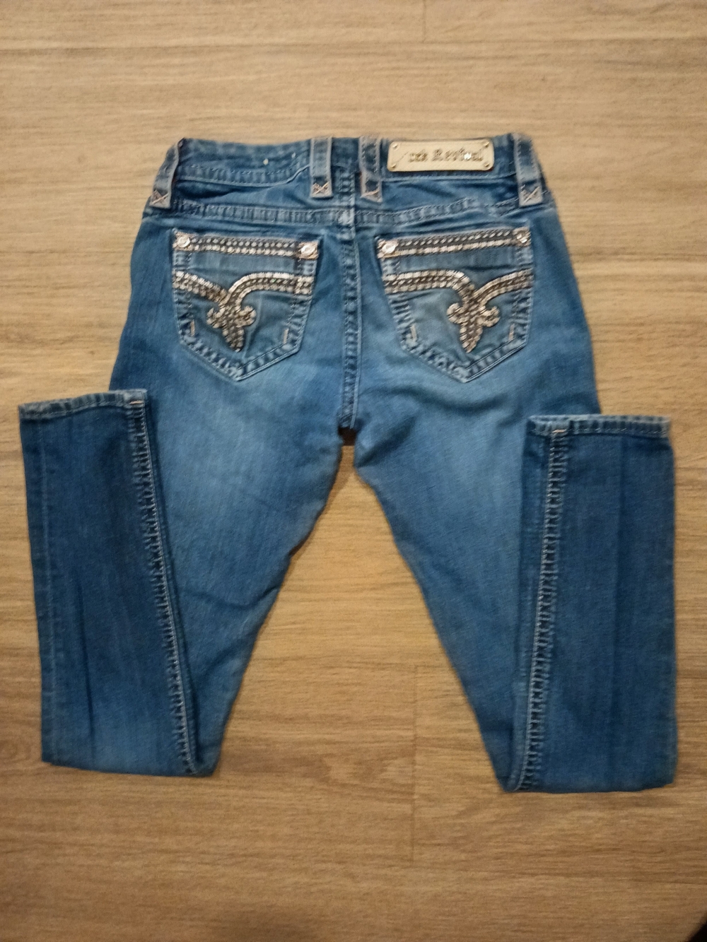 Rock Revival Women's Skinny Jeans - Medium Blue Denim
